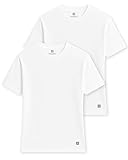 ThreadCo Womens T Shirts | 100% Cotton | Premium Weight 180gsm Ladies T-Shirts | Regular-Fit Crew Neck T Shirt | Soft, Breathable & Pre-Shrunk Tees | 2 Pack