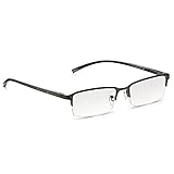 ✅ PASSEND ZU JEDEM ANLASS OB ARBEIT ODER ZU HAUSE: Hochwertige Materialien, die klassischen Retro-Stil und modern minimalistisches Design verschmelzen lassen, machen aus dieser Brille den perfekten Begleiter für jedermann, sowohl für die Arbeit als auch in der Freizeit. Für Herren entworfen, tragen sie auch Damen ausgesprochen gut.