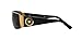 Versace Man Sunglasses Gold Frame, Dark Grey - Polar Lenses, 63MM