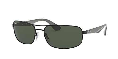 Ray-Ban RB3527 Sunglasses Bundle: RB 3527 006/71 Matte Black Dark Green and Universal Anti-slip Silicone Leash