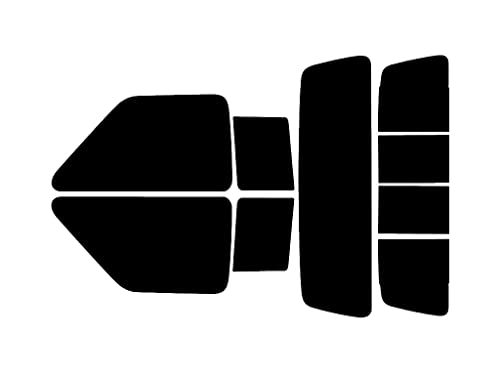 Rvinyl Window Tint Kit Compatible with Ford Ranger 1990-1992 - Complete Precut Kit - 5%