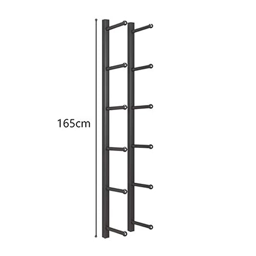 Support de rangement mural avec bras réglables pour équipement d'exercice - 3