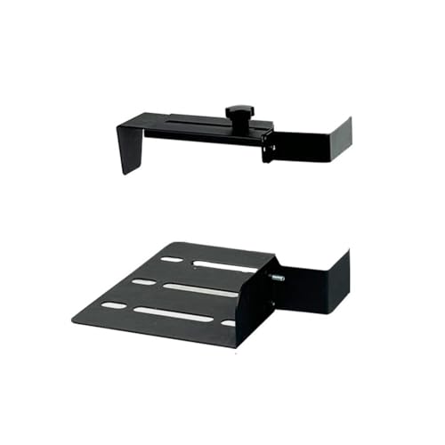 Soporte para CPU Colgante de Acero al Carbono, Soporte para Torre PC Bajo el Escritorio, Ajustable en Altura y Profundidad, Ideal para Escritorios Sit-Stand