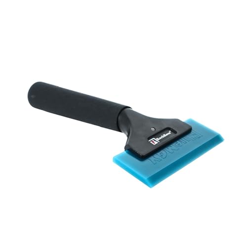 Image of RockRose Elite 8 inch Cast Aluminum Squeegee - Sturdy Long-Handle Anti-Slip Grip Precision Blade Change with Allen Wrench Professional Window Tint Application Tool