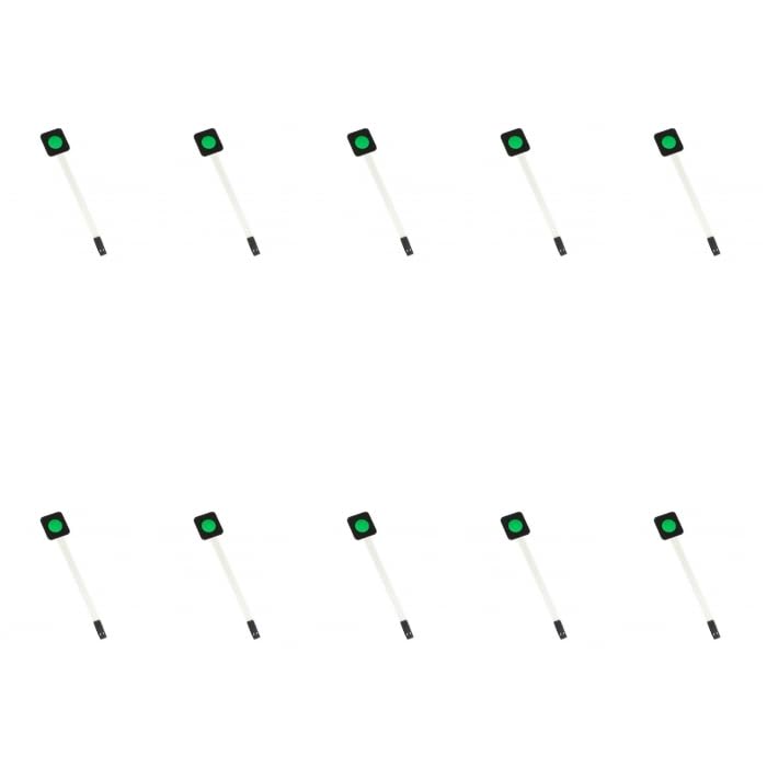 (10 pc) Flyrobo 1 Key 1×1 Matrix Membrane Switch Keypad - Green-image-39