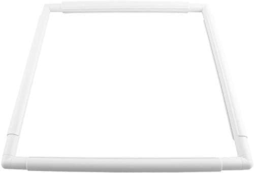 Hand U Journey Universal Clip Frame Square Rectangle Plastic Clip Frame for Embroidery, Quilting, Cross-Stitch, Punch Needle, Silk-Painting-17''x17''(43.1x43.1 cm)