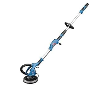 ISC 225mm Disc Diameter Dry Wall Sander Telescopic Long Rod Wall Sanding Machine S1F-FF02-225 Wall Putty Sand Machine Sand Paper Polishing Machine 22.4 cm Random Orbital Sander