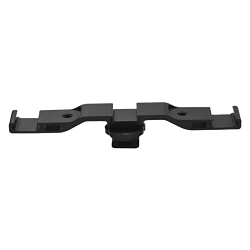 LI Soporte de montaje de zapata fría de metal con 3 montajes de zapata fría para instalar micrófono