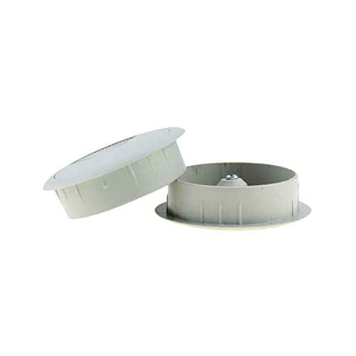 Oeillet de bureau gris 35mm couvercle de trou pour câble de table