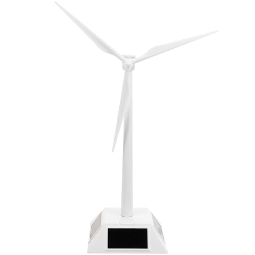 WHAMVOX Molino de Viento Solar Educativo para Juguete Experimental de Ciencia DIY Modelo Didáctico de 270X110X125 MM Juguete Cognitivo Práctico para Experimentos Escolares