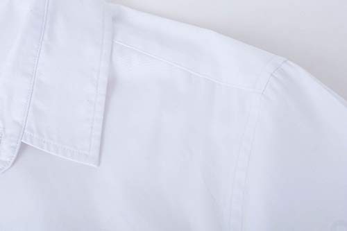 Camisa masculina NUTEXROL estampada casual manga curta de algodão de ajuste regular, I-navy, X-Large