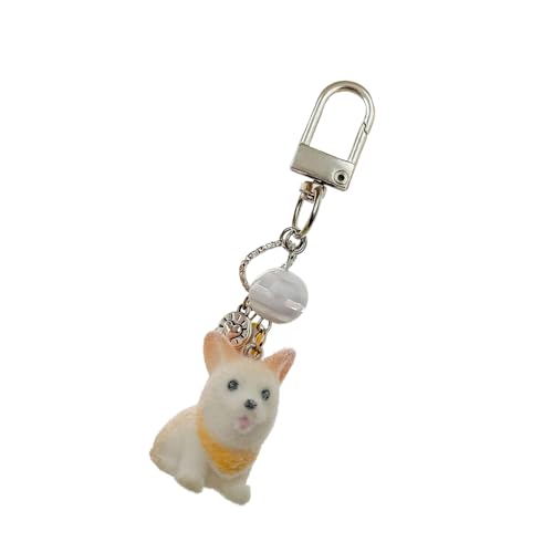 Shiba Inu Keychain Phone Lanyard Flocking Plush Pet Pet Accessory Kids Adards Travel Virniast I[KiCU[
