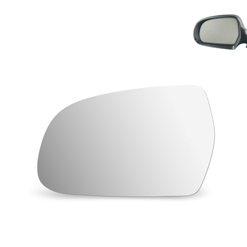 NEYASU Driver Left Side LH Mirror Glass fit for 2010-2017 Audi A3 A4 A5 Quattro S4 S5 RS5 Flat Replacement with Adhesives No Heated