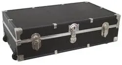 212 Main 31 Inch Under The Bed Trunk with Wheels & Lock, Black