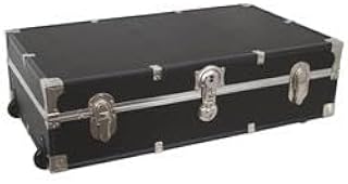 212 Main 31 Inch Under The Bed Trunk with Wheels & Lock Black
