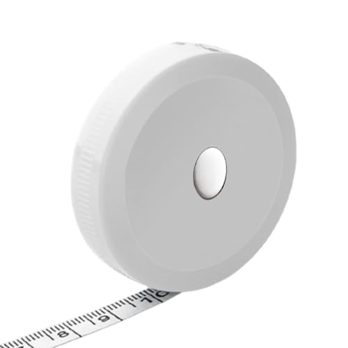 Cinta métrica plegable   Escala de doble cara para mediciones de precisión | Manualidades, tejer, costura, ganchillo, ropa, gestión de dietas, cinta métrica portátil, medición corporal, control de