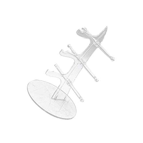 Cabilock Portable Eyeglass Display Stand 3 Tier Sunglasses Organizer Modern Rack Storage for Glasses Jewelry