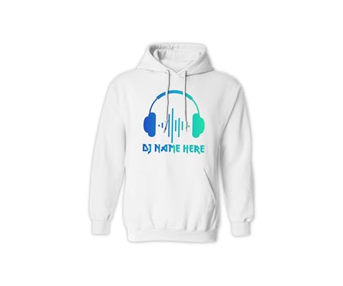 Custom Dj Name Sweatshirt, Personalized Dj Music Sweatshirt, Customized Name Party Sweatshirt, Rave Lover Gift Sweatshirt, Dj Fan Graphic Headset Sweatshirt2