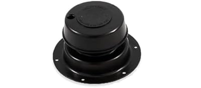 SVNR Rv Plumbing Vent Cover, Roof Vent Cap, Plastic Sewer Ventilator Cover for 1 to 2 3/8 Inch Pipe, Trailer, Camper, Motorhome- Black(1 pack)