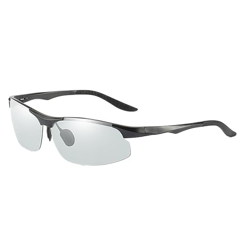 Lunettes conduite et sport d'extérieur polarisées en aluminium anti-UV pour hommes