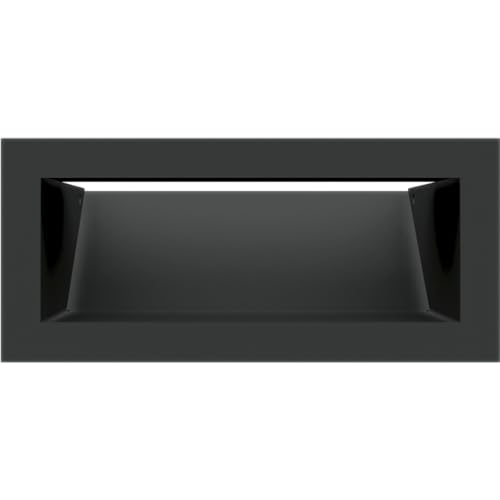 Kamingitter LUFT SF schwarz 9x20 - KRATKI