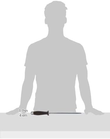 Miniatura 5 de ARCOS Afilado Acero Inoxidable Nitrum de 12 Pulgadas y Hoja de 11.811 in. Serie Chaira. Cuerpo Acero Carbono Recubierto Cromo 11 - Mango