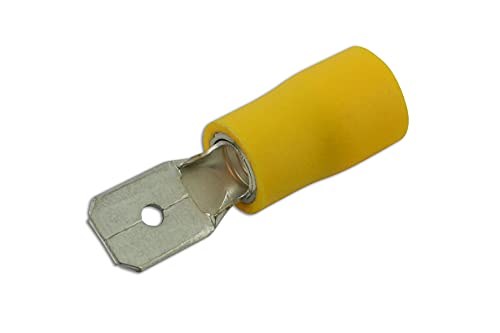Connect 30214 Yellow Male Blade Terminal 6.3mm 100pc - Image 3