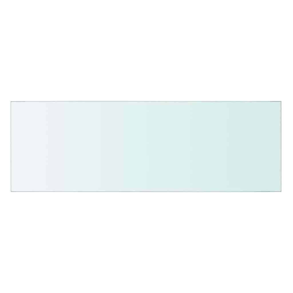 Regalböden 2 STK Glas Transparent 60x20 cm Paneel