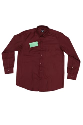 Image of Cotton Blend Formal Shirt for Men | Full Sleeve, Regular Fit, Button Down, Palin & Stylish Collared Neck | Breathable Lightweight Fabric for Office, College Meetings & Gathering