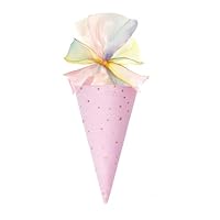 Personalisierte Schultüte Mädchen, Einschulung Schultüte Geschenktüte Schule mit Filzverschluss Schultüte Klein Zuckertüte Rohling Schultüten für Schüler Studenten