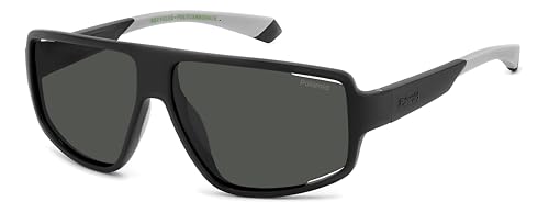 POLAROID PLD 7054/S Glasses, Matte Black Grey, 61/12/140 for Men, Matte Black Grey, 61/12/140