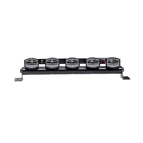 KEEDA Roof Lamp LED Light Bar for 1/8 1/10 Scale RC Crawler Car Monster Truck HSP HPI TAMIYA CC01 Axial SCX10 D90 (5 LED)