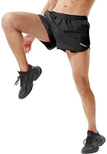 TENJOY Men's Running Shorts Gym Athletic Workout Shorts for Men 3 inch Sports Shorts with Zipper Pocket - Image 5