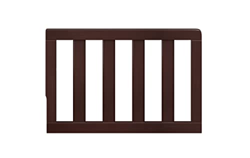 Image of Storkcraft & Graco Toddler Safety Guardrail with Slats (Espresso) - GREENGUARD Gold Certified, Converts Compatible Storkcraft & Graco Crib to Toddler Bed, Each Guardrail Sold Individually