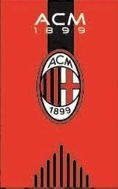 Original AC Mailand Milan XL Tappeto/Felpo/Coperta...