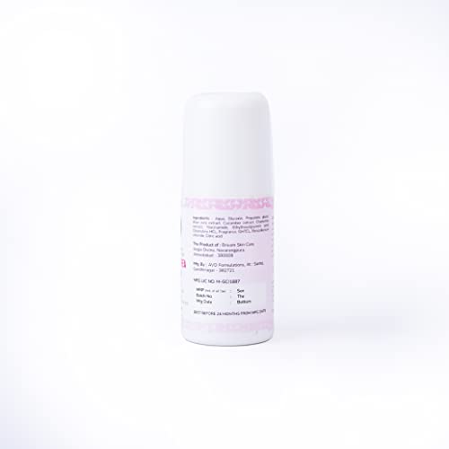 Derm & More Intimate & Underarm Roll-On for Women | With Cucumber, Aloe Vera & Chamomile | Vanilla Musk Fragrance | Prevents Odour & Protects from Rashes, Itching & Irritation | Alcohol Free | 50 ml