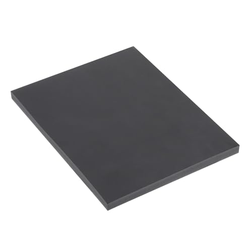 Image of Expanded PVC Plastic Sheet 0.6 inch Thick, 8.5 inchx11 inch Lightweight Rigid Foam Sheet, [for Crafts Signage Displays Digital Screen Printing] - Black / 1 Pcs