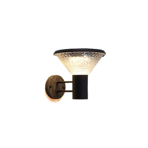 Lampe solaire à LED d'extérieur moderne pour aménagement de jardin