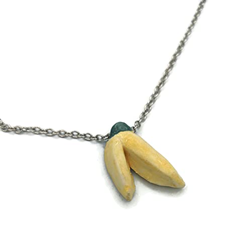 Collares De Gargantilla Boho Para Mujer, Accesorios De Joyería Hechos A Mano, Colgante De Plátano De Cerámica
