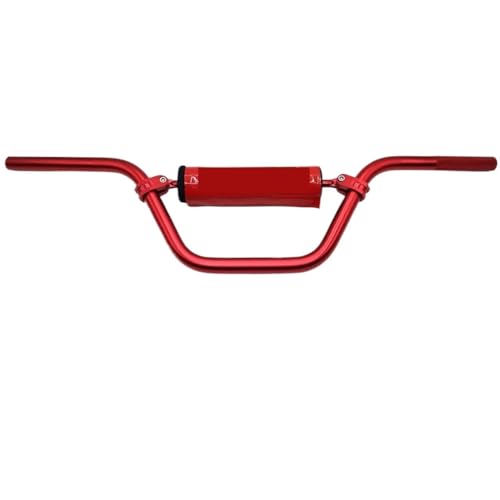 Guidon motocross 22mm rouge barre moto 7/8 pour Dirt Pit Bike et ATV