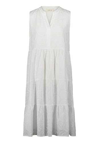 Cartoon Damen Spitzenkleid mit Lochmuster 40, Weiß