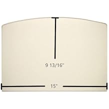 Vogelzang/Ashley/US Stove Archtop Ceramic Glass Panel 892270 9 13/16" x 15"