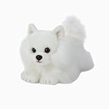 CU-MATE 16' White Plush Stuffed Animals Dog for Girls/Boys (Pomeranian)