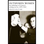 Outspoken Women- An Anthology of Women's Writing on Sex, 1870-1969 (05) by Hall, Lesley A [Paperback (2005)] book cover