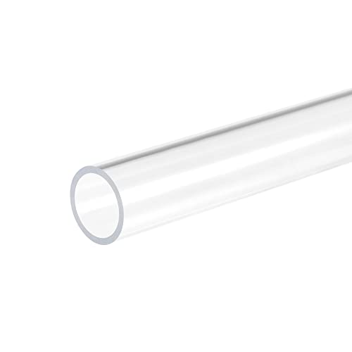 MECCANIXITY Acrylic Pipe Rigid Round Tube Clear 16mm(5/8