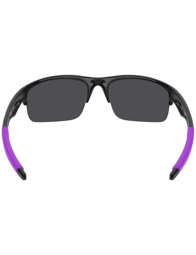 Image of BLAZERBUCK Replacement Temple Sleeves Ear Socks for Oakley Bottle Rocket OO9164 Sunglass - Purple