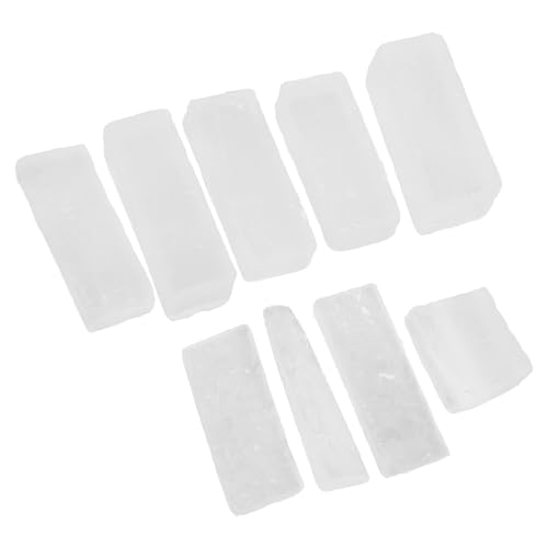Veemoon Base de Jabón Transparente en Barra 250 G para Fabricación de Jabón Artesanal Base Natural Hidratante y Orgánica para Bricolaje Adecuado y Baño Textura Flexible 6-8 Cm