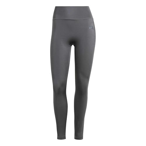 adidas Donna Optime Essentials Workout Shine 7/8 Leggings Tights, grey six, S