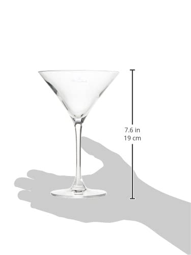 Villeroy & Boch Purismo Bar Copa de Martini, Set de 2 piezas, 240 ml, Cristal, Transparente