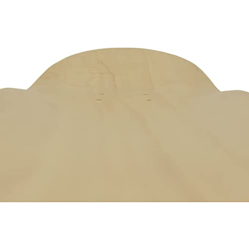 Moose Blank Skateboard Deck - Premium 7-Ply Maple Construction, Natural Wood, 8.5"